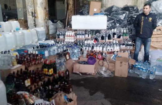 İstanbul'da rekor sayıda sahte içki ele geçirildi