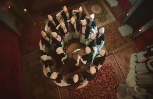 Payitaht Abdülhamid'de zikir sahnesi ekrana kilitledi