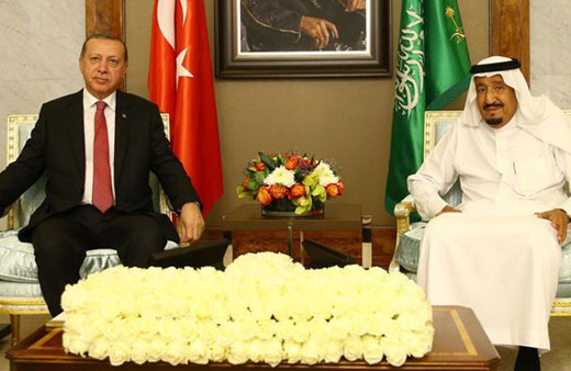 Cumhurbaşkanı Erdoğan, Kral Selman ile görüştü