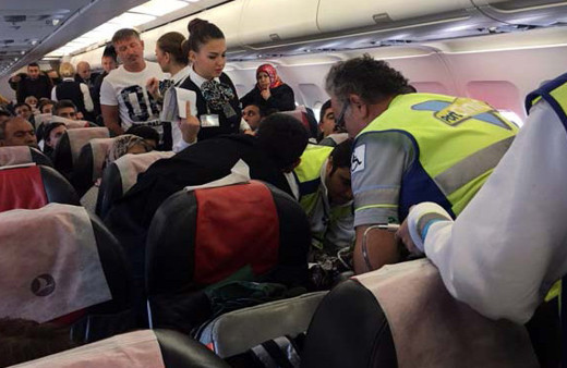 THY uçağında büyük panik! Seferber oldular