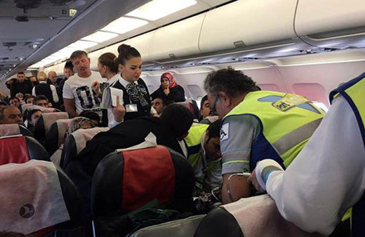 Havada panik anları: Herkes seferber oldu!