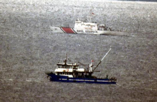 Kardak'ta hareketli dakikalar: Türk balıkçılara taciz!