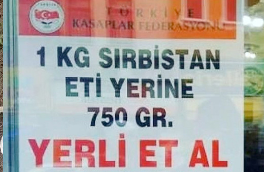 Yerli et ucuz ete karşı! Sırp eti yerine kasap eti kampanyası