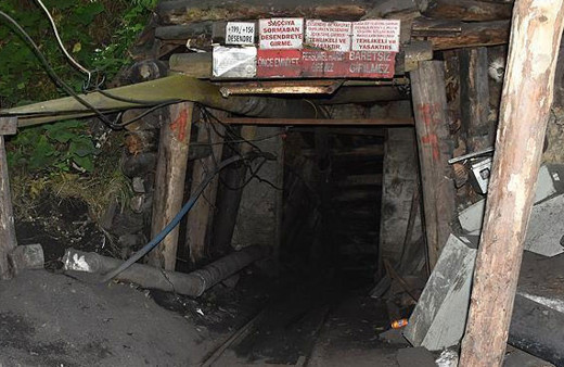 Zonguldak'ta maden ocağında göcük