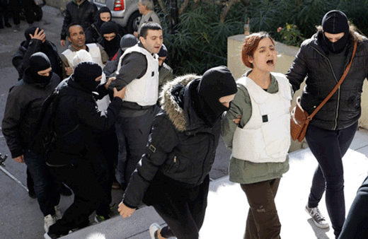 O teröristler mahkemeye böyle getirildi!