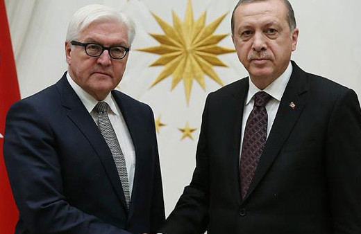 Cumhurbaşkanı Erdoğan Steinmeier ile görüştü