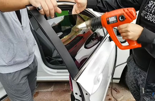 Cam filmi en kolay nasıl sökülür fön makinalı yöntem!