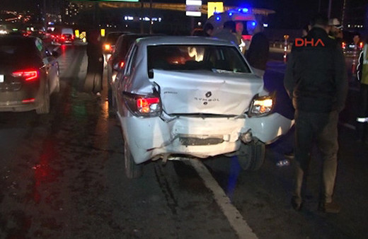 TEM Otoyolu'nda zincirleme kaza