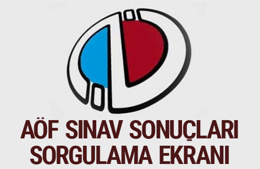 AÖF sınav sonuçları güz dönemi sorgu ekranı