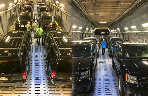 Gizli servis paylaştı Trump'ın araçları böyle götürüldü