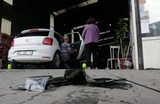 Cam filmi nasıl sökülür en kolay fön makinalı yöntemi