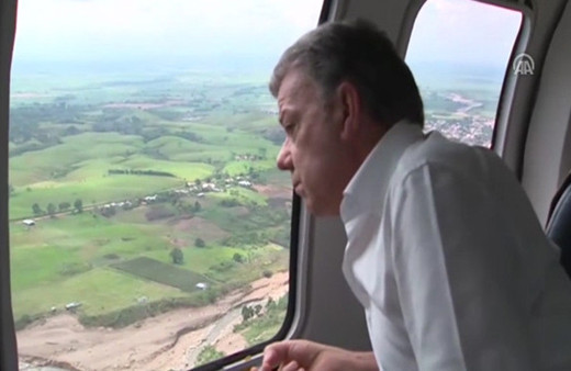 Kolombiya'da nehir taştı: 4 ölü