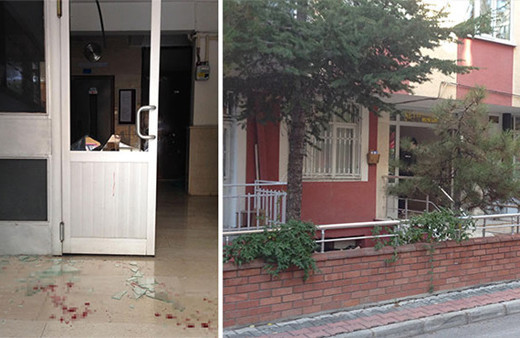 Cam kapıyı açmak isterken boğazı kesildi!