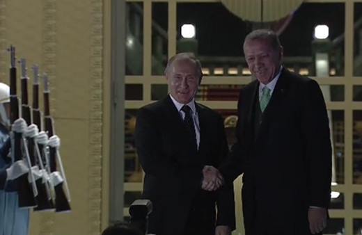 Rusya lideri Putin, Cumhurbaşkanlığı Külliyesi'nde