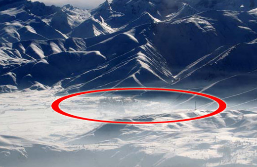 112 bin nüfuslu ilçe yok oldu! Evler görünmüyor