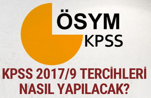 KPSS 2017/9 tercihler nasıl yapılacak e devlet başvuru ekranı