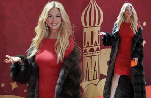 Kura çekimine damga vuran Rus spiker! Gözleri şaşı etti