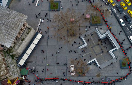 Havadan görüntülendi her şey milyonlar için!