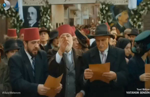 Vatanım Sensin'de duygulandıran Mustafa Kemal'den mektup sahnesi