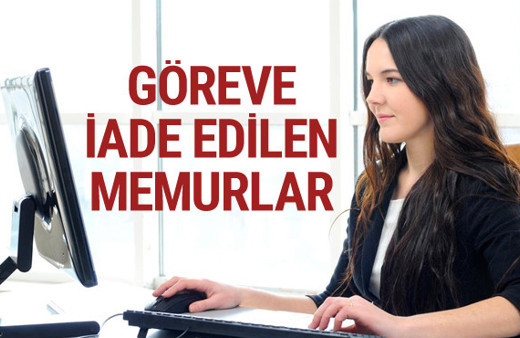 OHAL komisyonu göreve iade edilen memurların isim listesi 