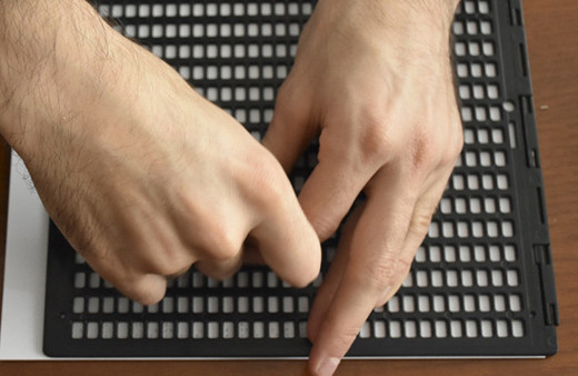 Ankara'da görme engellilerden "Her Yerde Braille" kampanyası