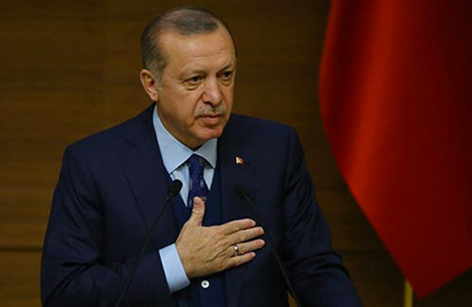 Cumhurbaşkanı Erdoğan için sürpriz Kürtçe pankart!