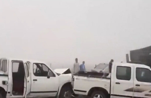 Zincirleme trafik kazasını kaydettiler