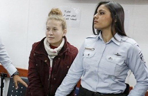 Filistinli cesur kıza Twitter darbesi