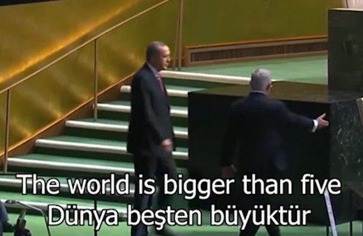 'Dünya 5'ten büyüktür' şarkı oldu