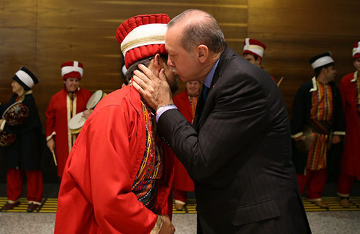 Erdoğan 'Engelleri Aşanlarla' bir araya geldi