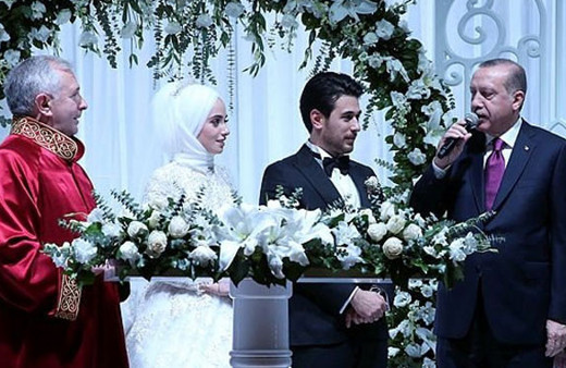 Erdoğan'ın huzurunda ilk müftü nikahı kıyıldı