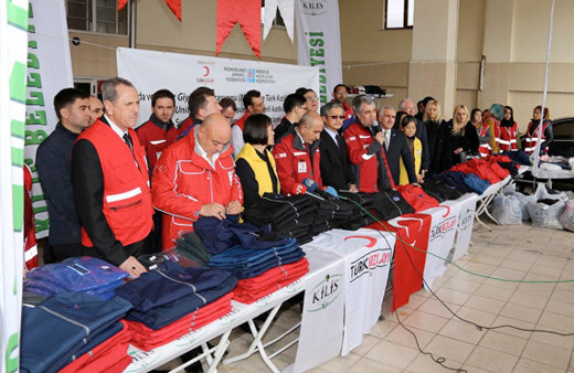 MHGF Kiliste Suriyeli çocukları sevindirdi