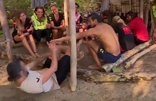 Survivor 2017 İlhan Mansız düştü güldüren anlar 
