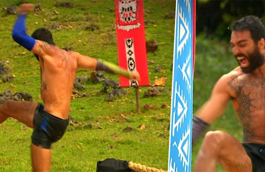 Eser West kendini kaybetti, Survivor parkurunu tekmeledi!