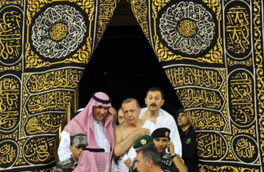 Erdoğan umre ziyaretini yaptı işte görüntüler