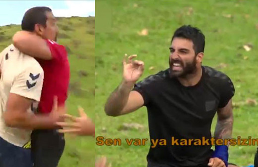 Serhat Akın ve Eser West kavga görüntüleri 