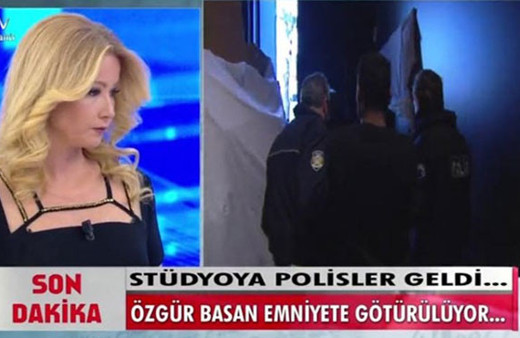 Müge Anlı'da şok polis stüdyoyu bastı