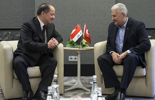 Başbakan Yıldırım, Barzani ile görüştü