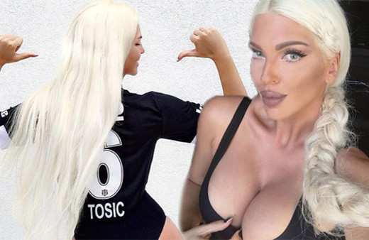 Beşiktaşlı Tosic'in eşi Jelena'nın dansı olay yarattı!