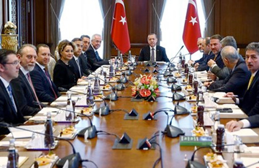  Cumhurbaşkanı Erdoğan TÜSİAD'ı kabul etti 