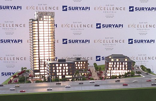 Sur Yapı dev konut projesi Excellence'yi tanıttı