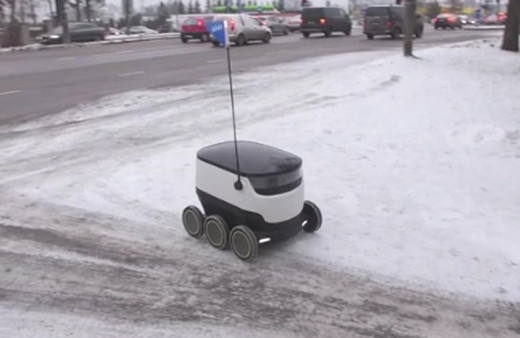 Robottan adrese teslim sipariş