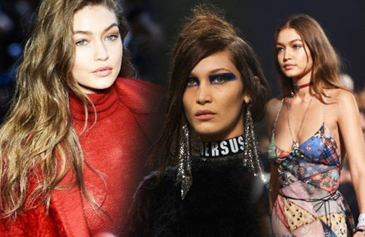 Gigi ve Bella Hadid kardeşler podyumu ele geçirdiler!