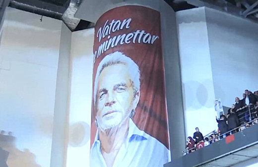 Ankara Arena'da dikkat çeken posterler