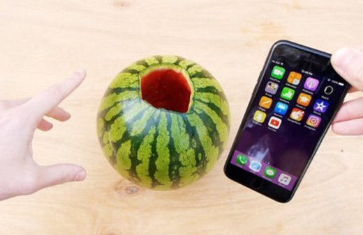 Sülfürik asidin karpuza ve iPhone'a etkisi