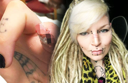 Sevgilisine hediye diye parmağını kesip verdi inanılmaz!