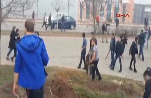 Kocaeli Üniversitesi karıştı yaralılar var 47 kişi gözaltında