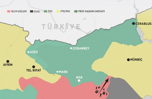 El Bab haritası son durum Esad resmen kalkan oldu!