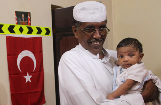 Sudanlı çift bebeklerinin ismini 'Recep Erdoğan' koydu