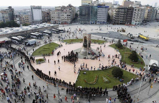 Taksim Camisi görüntüleri ilk kez yayınlandı